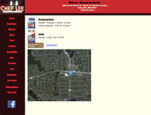 Tablet Screenshot of plymouthcheflee.com